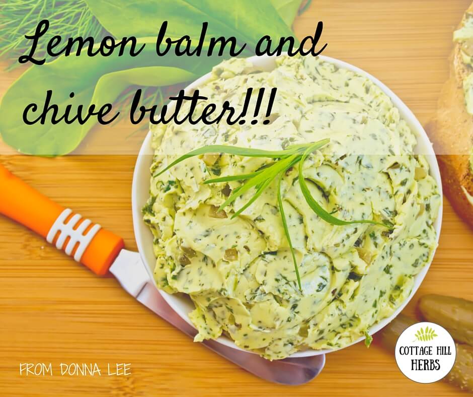 Lemon balm and chive
