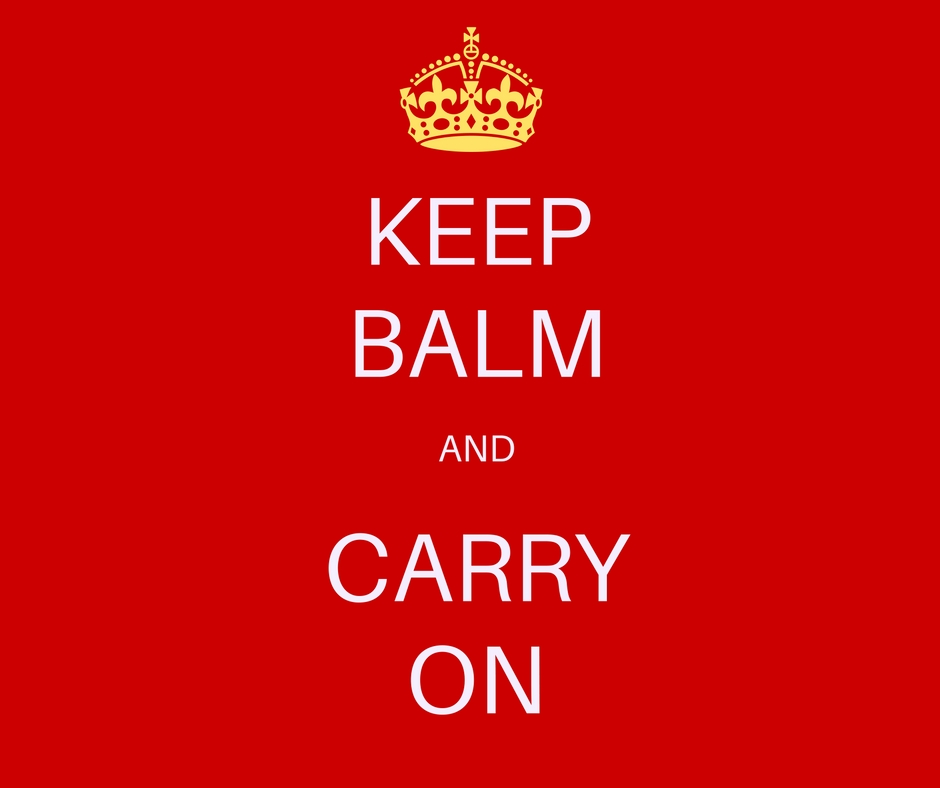 keep balm and carry on
